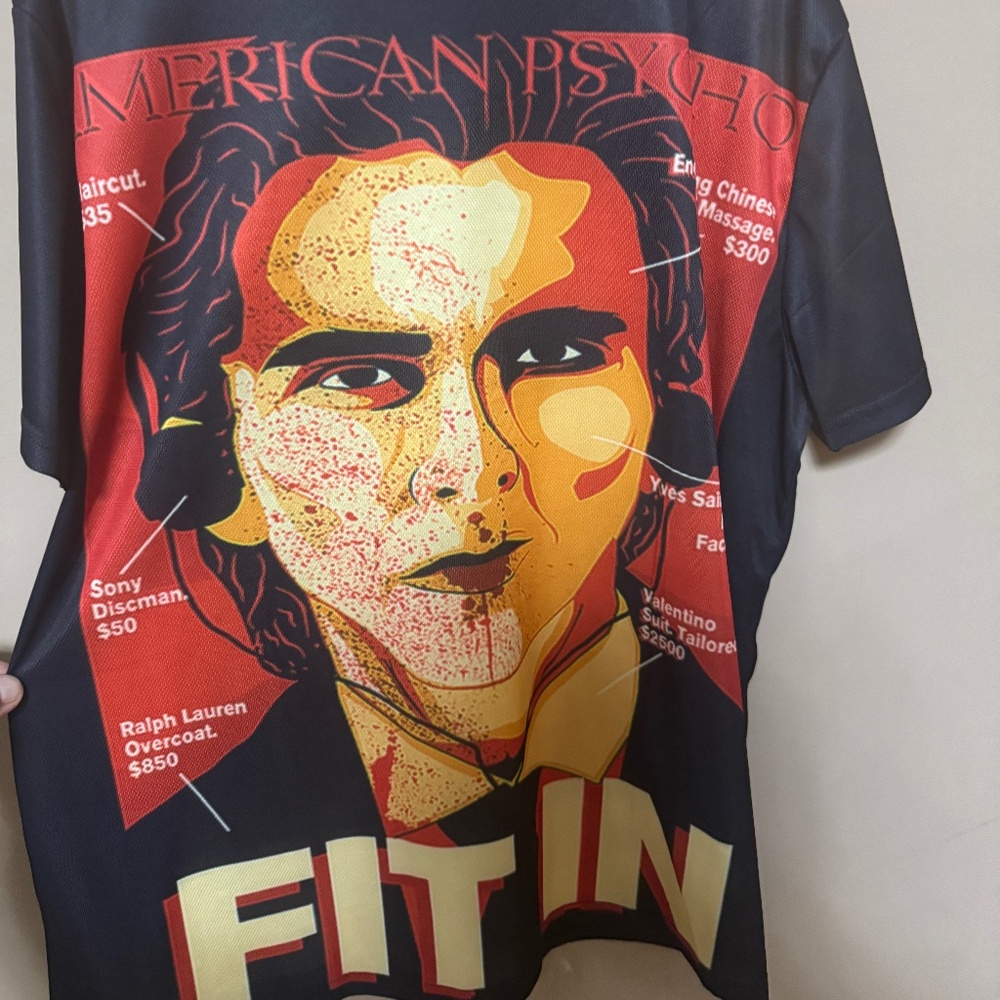 Custom Patrick Bateman American Psycho Graphic Pr… - image 1